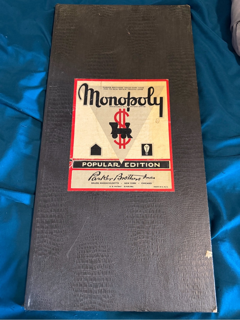 Parker Brothers Monopoly Popular Edition Vintage Finance Board Game 1946